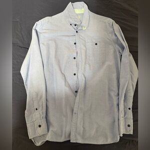 Alexander Julian Light Gray Casual Button-Down Shirt